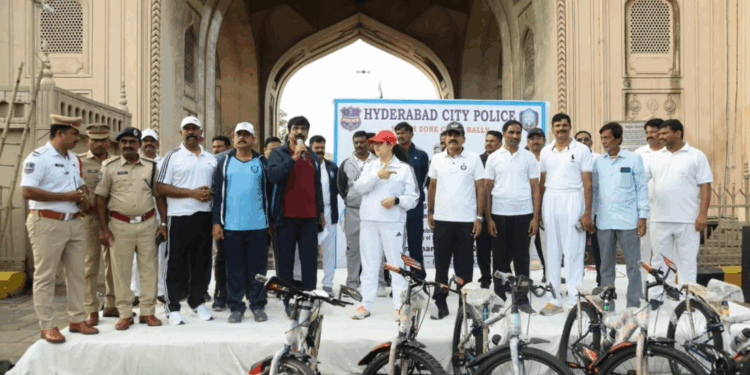 Cyclothon held in city to honour police martyrs
