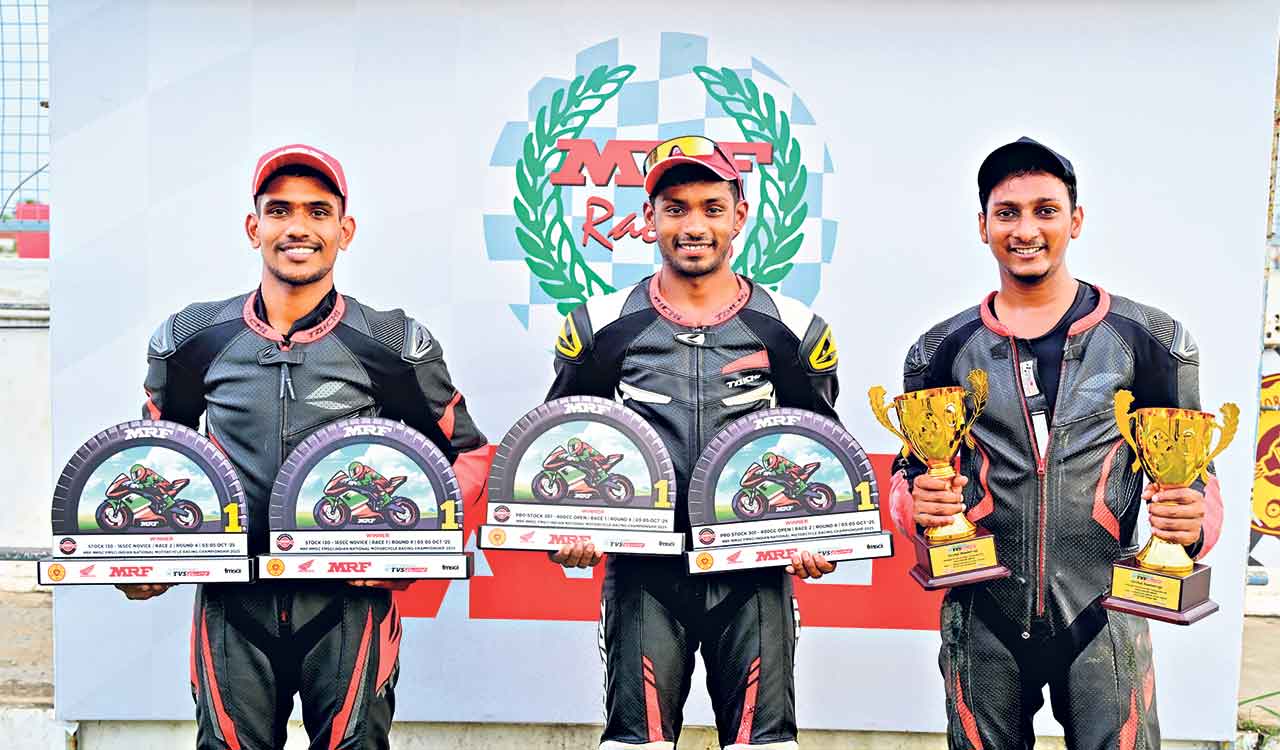 Hyderabad Racers Take Center Stage at National Motorcycle Racing ...