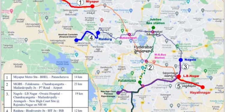 Old City Metro Project Accelerates with Rs 125 Crore Sanction