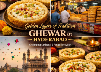 Golden Layers of Tradition: Ghewar in Hyderabad