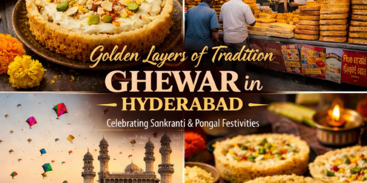 Golden Layers of Tradition: Ghewar in Hyderabad