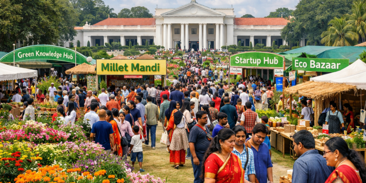 Udyan Utsav 2026 at Rashtrapati Nilayam attracts 8,000 visitors