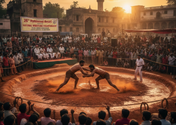 Hyderabad is set to host the National Wrestling Championship at the Barkas playground.