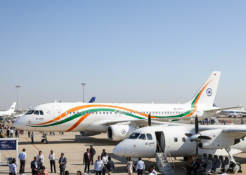 Russia Showcases Indian-Livery Superjet and Il-114-300 at Wings India 2026.