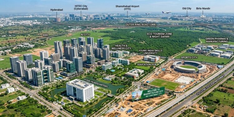 Bharat Future City Master Plan 2047: Global Tenders Open for Hyderabad’s Smart City