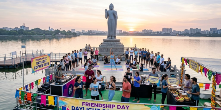 Sunrise, Beats & Brews: How Hussain Sagar Became Hyderabad’s Coolest Friendship Day Spot
