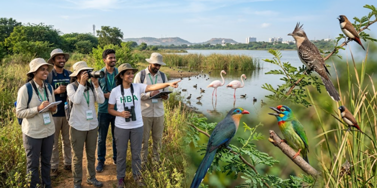 Wings Over Hyderabad: Citizen Scientists Uncover 248 Bird Species in Capital-Wide Survey