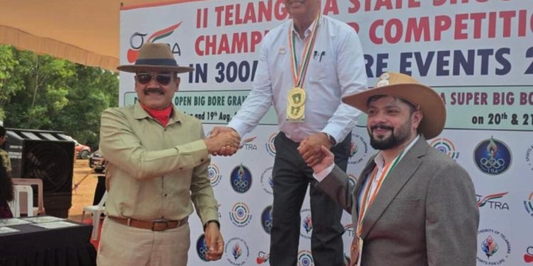 Hyderabad Veteran Shafath Ali Khan Wins Three Gold Medals at 69