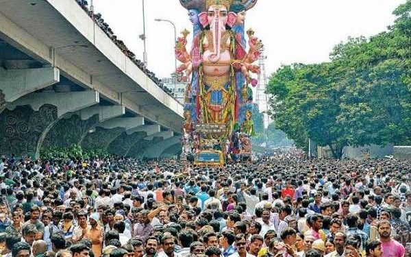 Ganesh Chaturthi Concludes in Hyderabad, Over 20,000 Idols Immersed