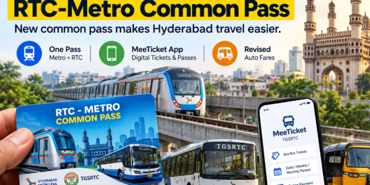 Telangana Launches Unified RTC-Metro Pass for Hyderabad Commuters